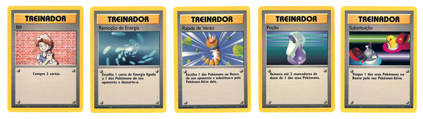 Cartas de Treinador Comuns