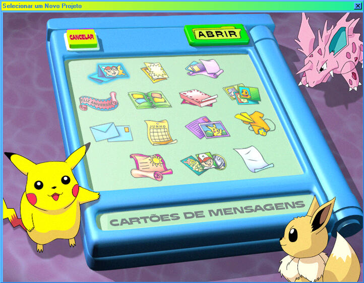 Seleção de Tipo de Projeto