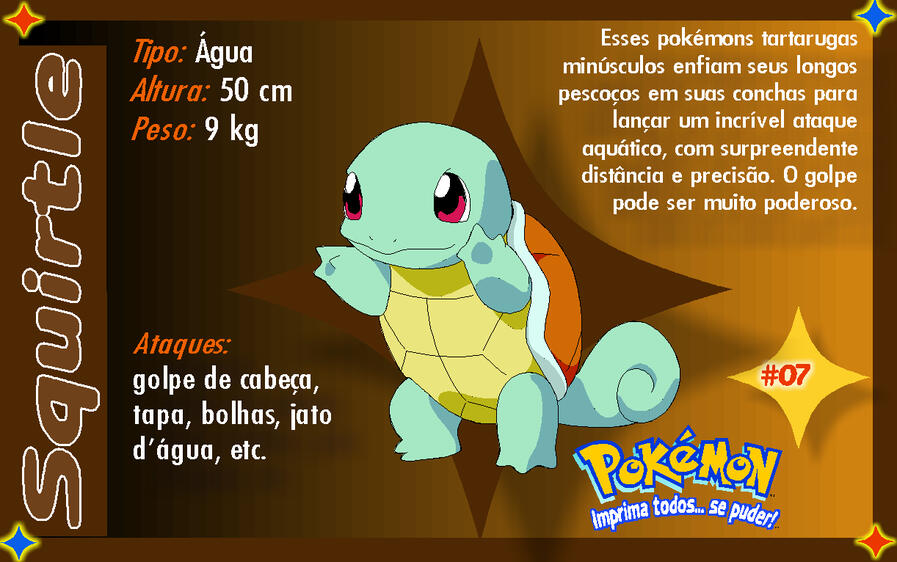 PokeCard do Squirtle